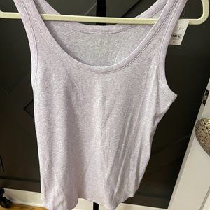 Loft Tank Heathered Lavender XL